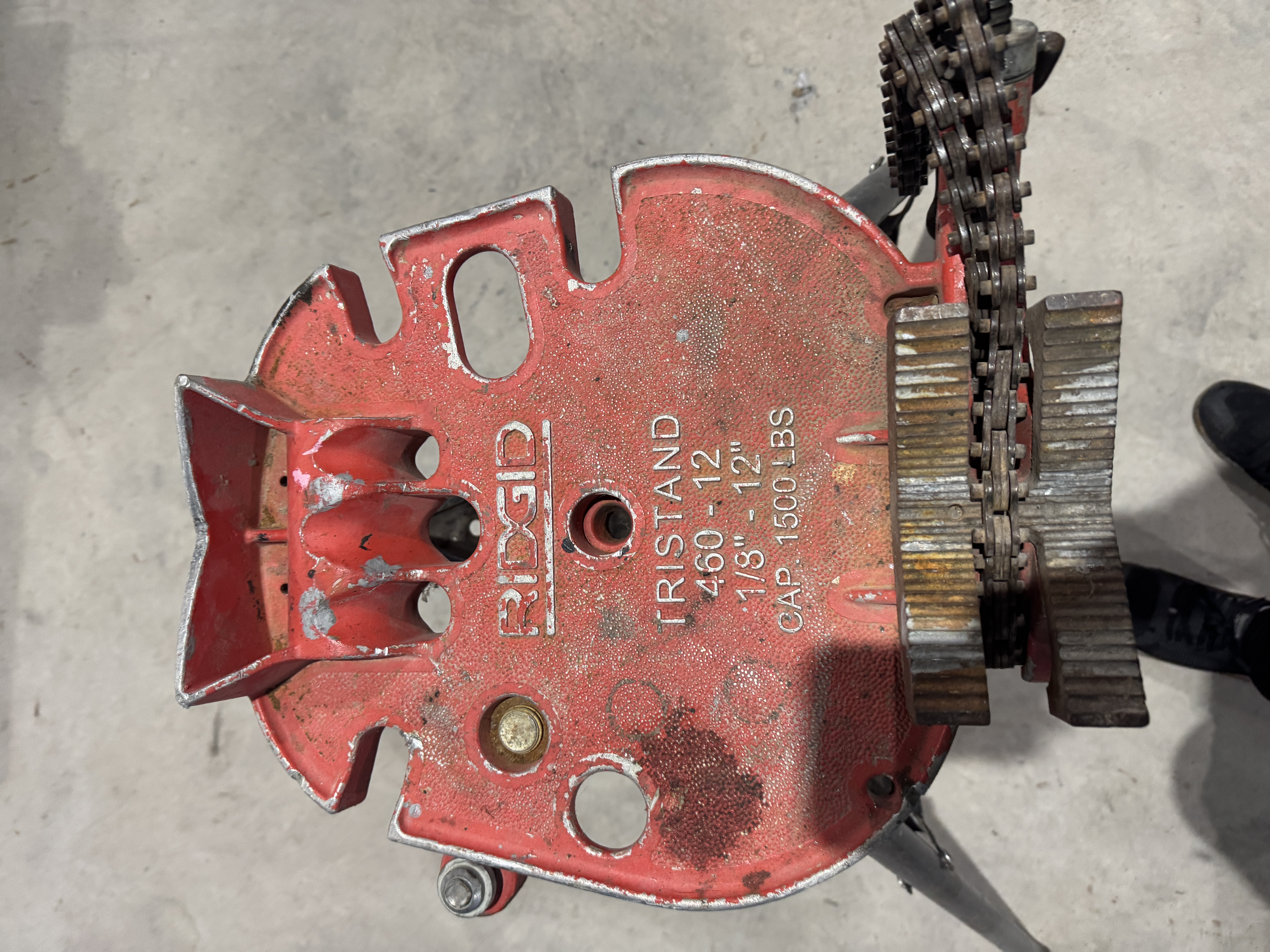 Morsa caden Ridgid Tristan 1/8 a 12"