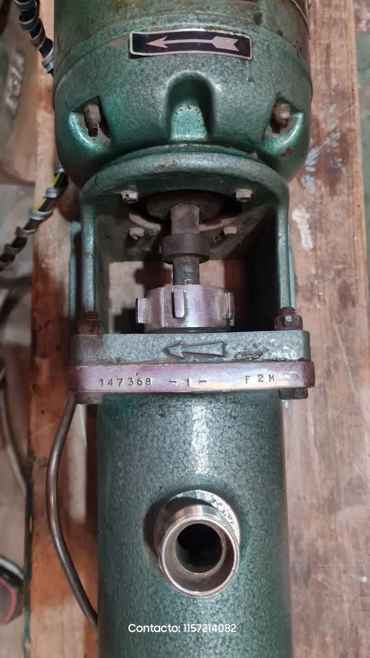 bomba industrial con motor eléctrico de la marca L. Bernard, modelo GT/424