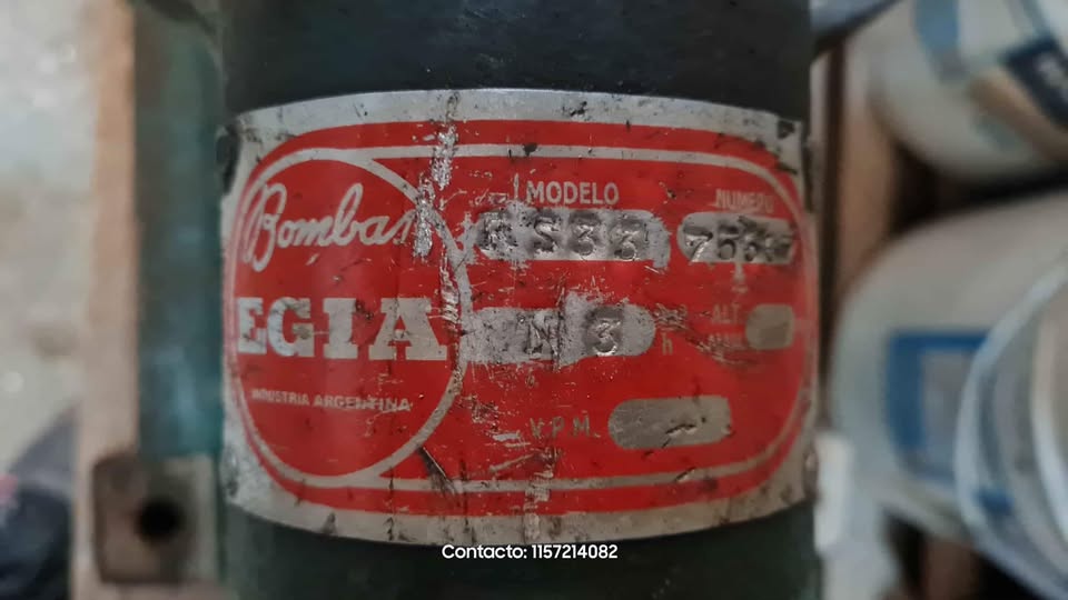 Bomba centrifuga industrial Egia E533 n3
