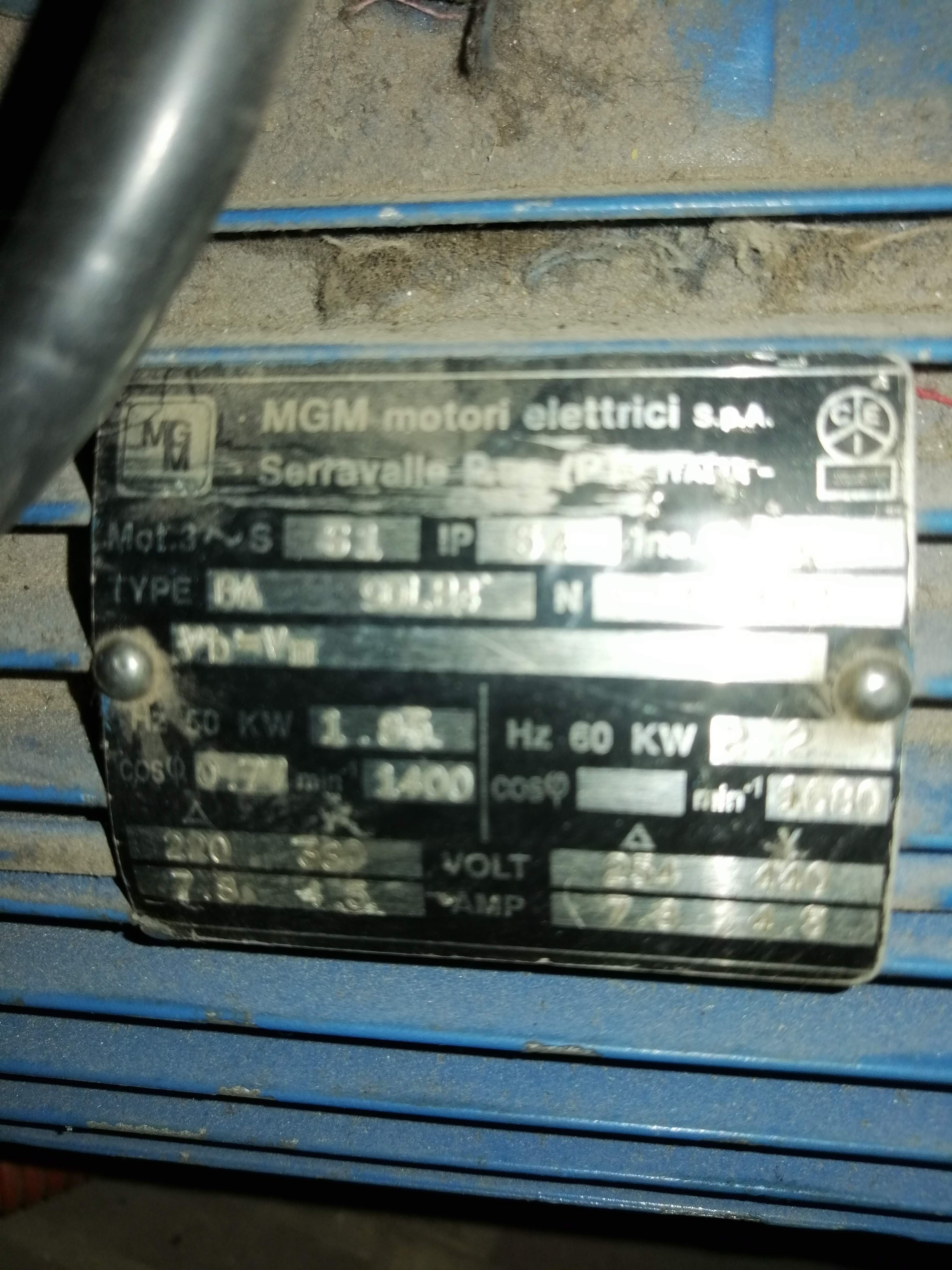 Motoreductor mgm motori elettrici reductor relacion 50:1 