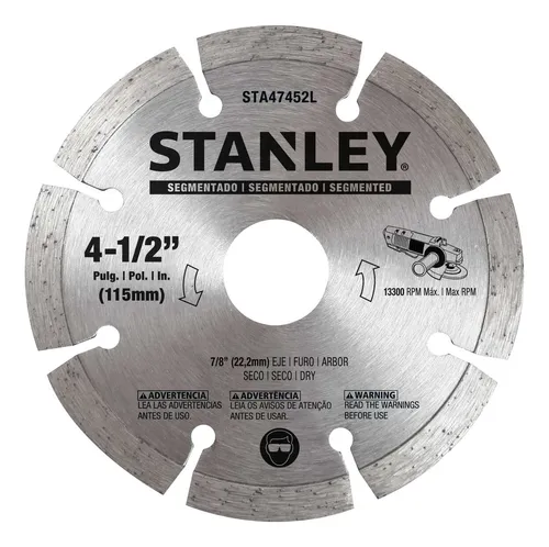 Amoladora Angular 4 1/2 710w +10 Discos Stanley Stgs7115k10