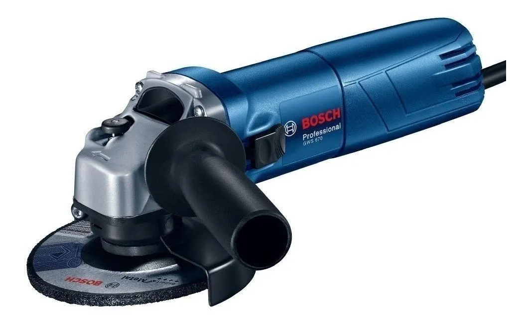 Amoladora Angular Bosch Professional Gws 670 115mm 670w 