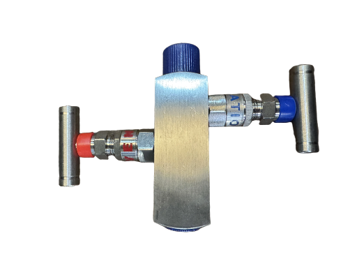 Válvula integral de bloqueo y purga 6000psi 1/2”