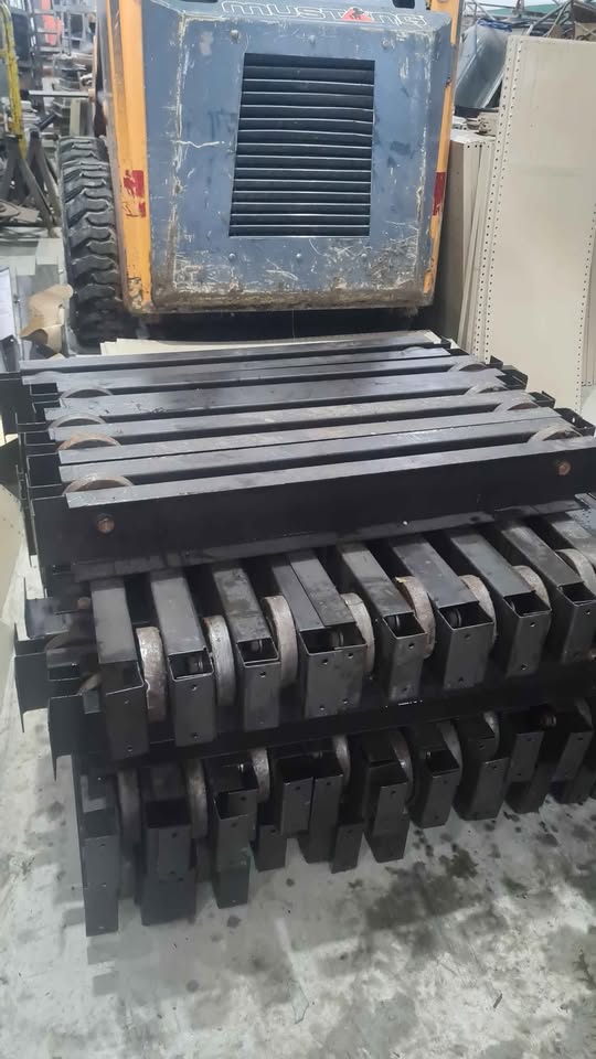 Estructura con 2 rulemanes para portón corredizo carros 
