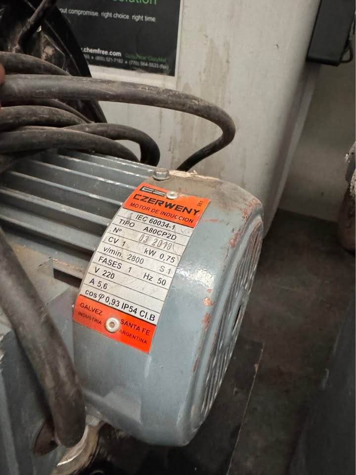 Soplador industrial Atenas 1hp 2800rpm 