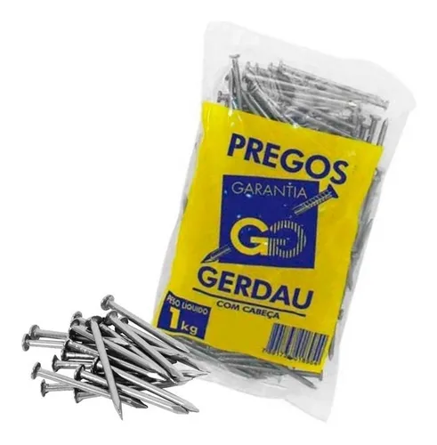 Clavos de 2" 1/2 Gerdau Bolsa por 1kg