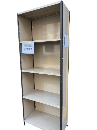 Estanteria reforzada de 45x90x20 con fondos de chapa 