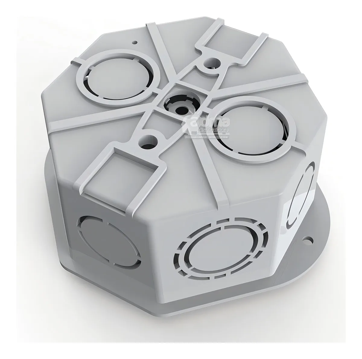 Caja Embutir Pvc Octogonal Chica Genrod X 12 Unidades
