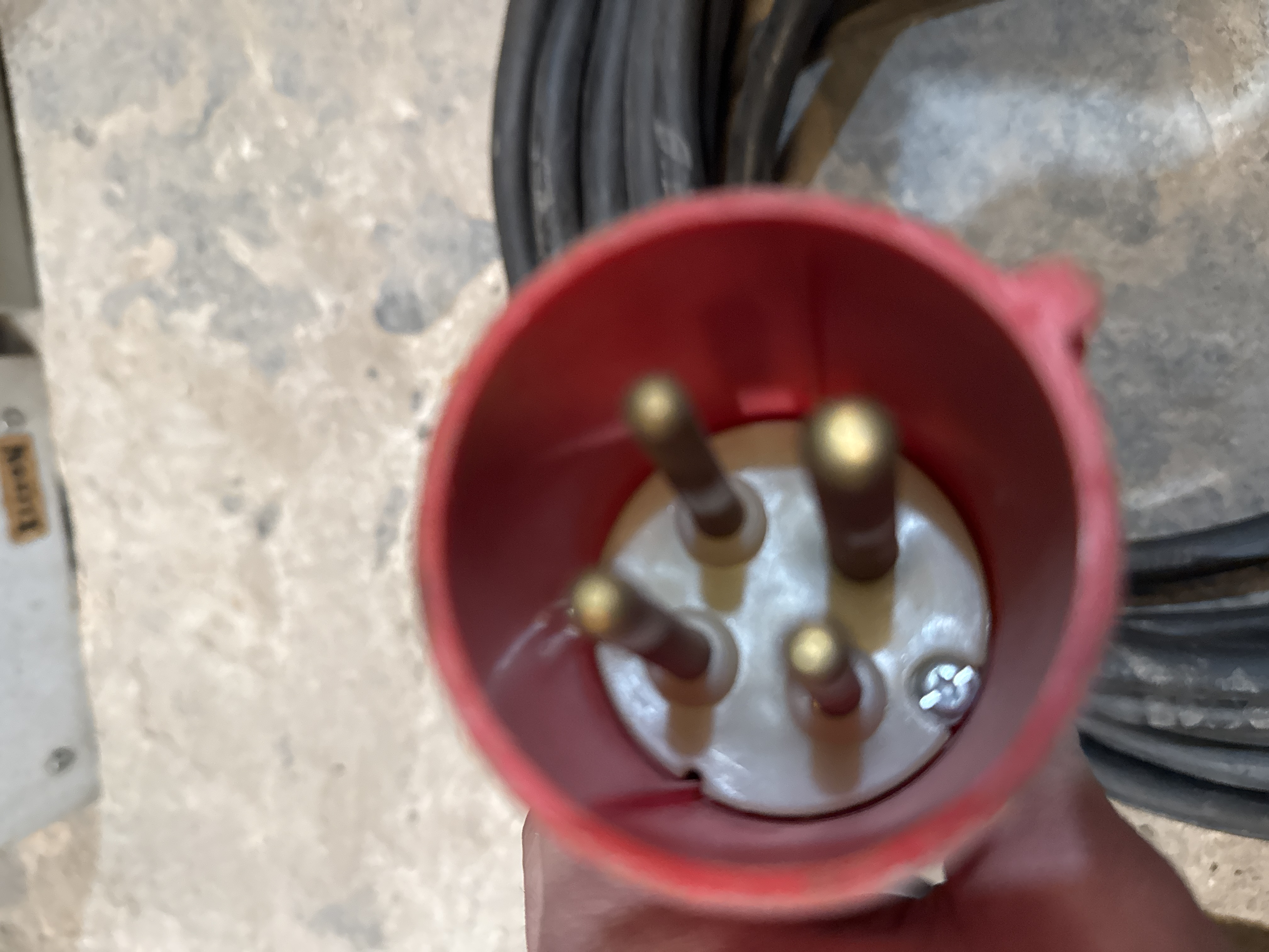 Cable alargue Trifasico con fichas steck 14 m 