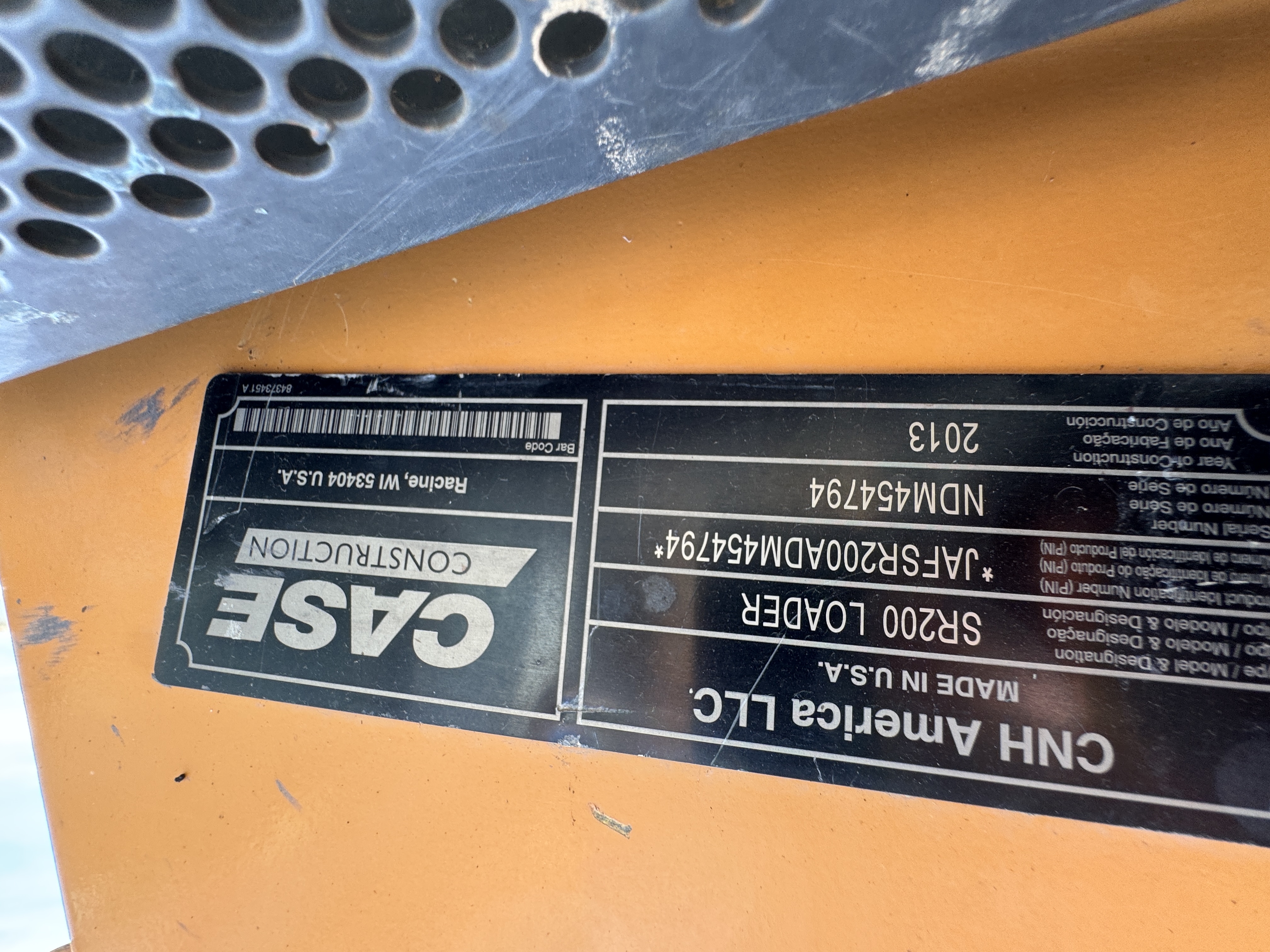  Minipala case sr200 con faltantes