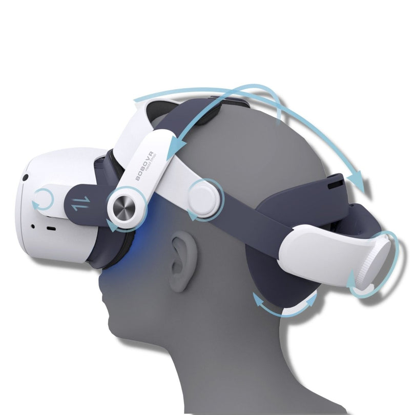 BOBO VR - M2 PLUS Sujetador para la cabeza compatible con Meta Quest 2