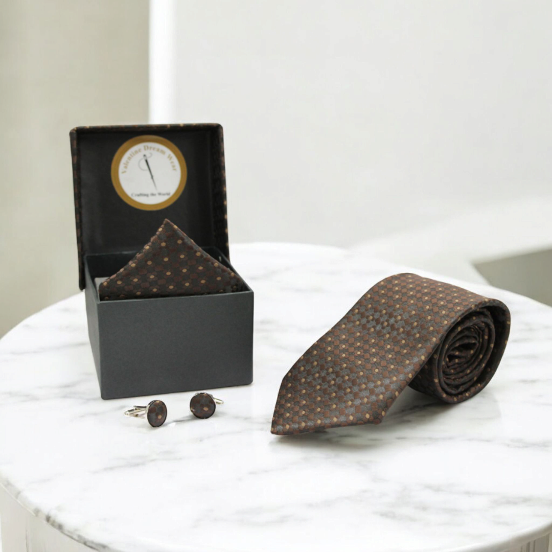 Elegant Paisley Tie Set