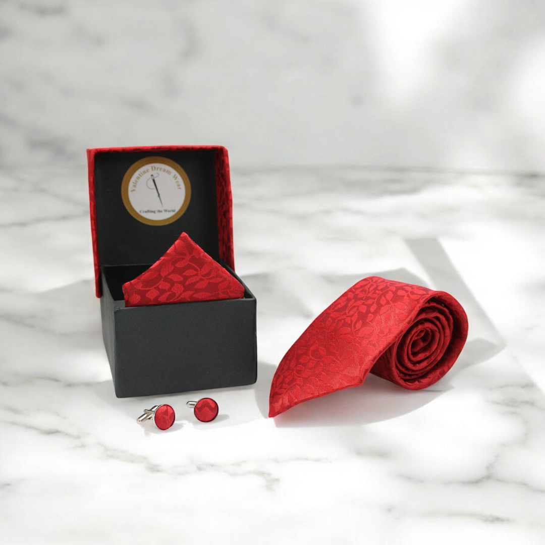 Elegant Paisley Tie Set