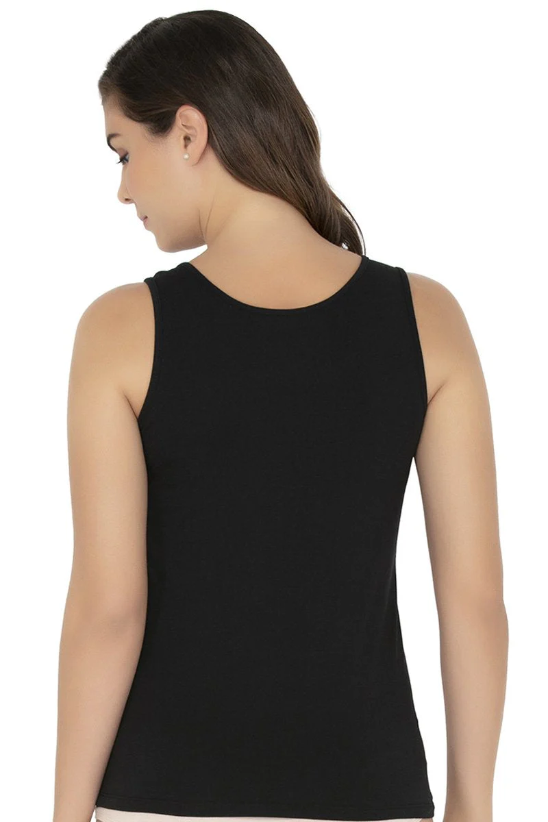 Amante. Broad Strapped Body Hugging Tank Top 