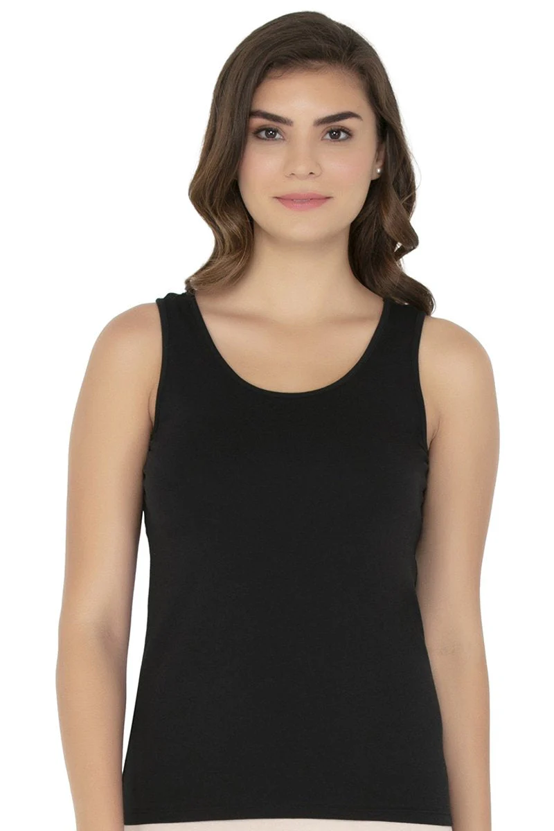 Amante. Broad Strapped Body Hugging Tank Top 