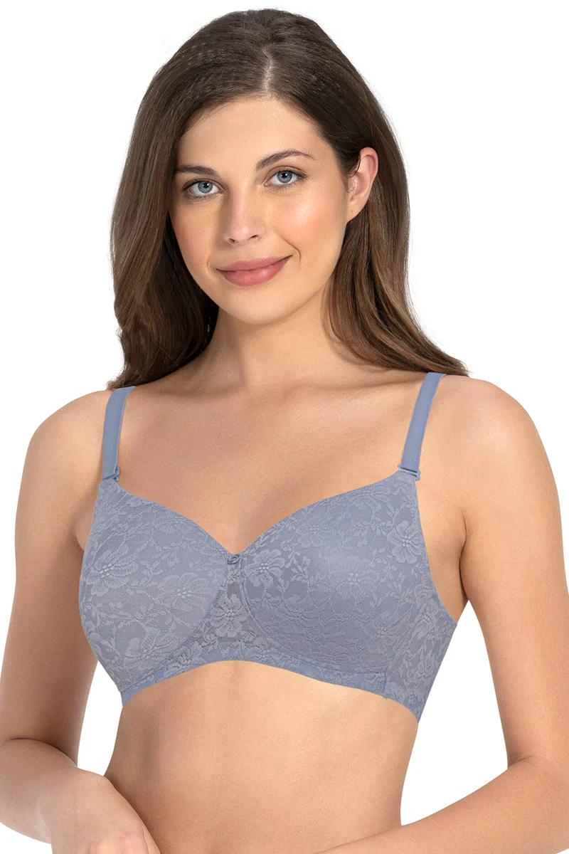 Amante. Floral Romance Padded Non-wired Lace Bra