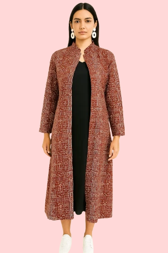 Elegant Long Jacket & Inner