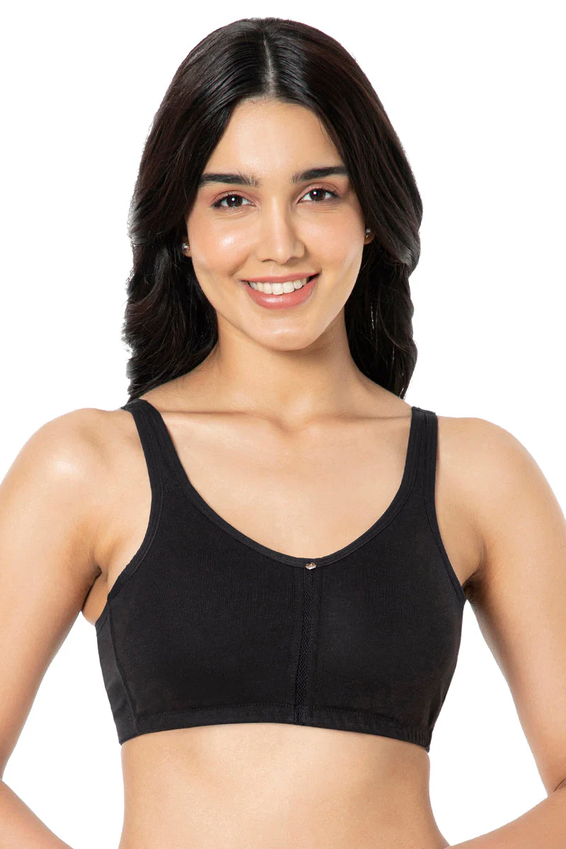 Amante. Cotton Daily Support Solid Non Padded Non-Wired Bra