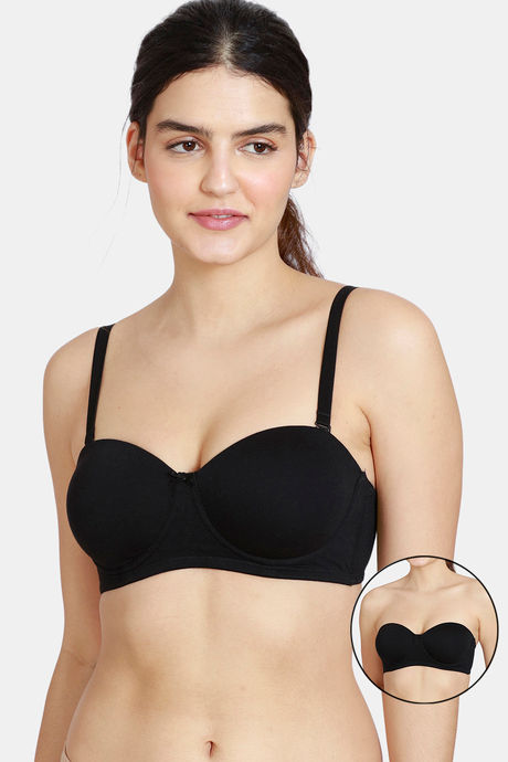Zivame Padded Wired 3/4Th Coverage Multiway Bra 