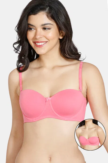 Zivame Padded Wired 3/4Th Coverage Multiway Bra 