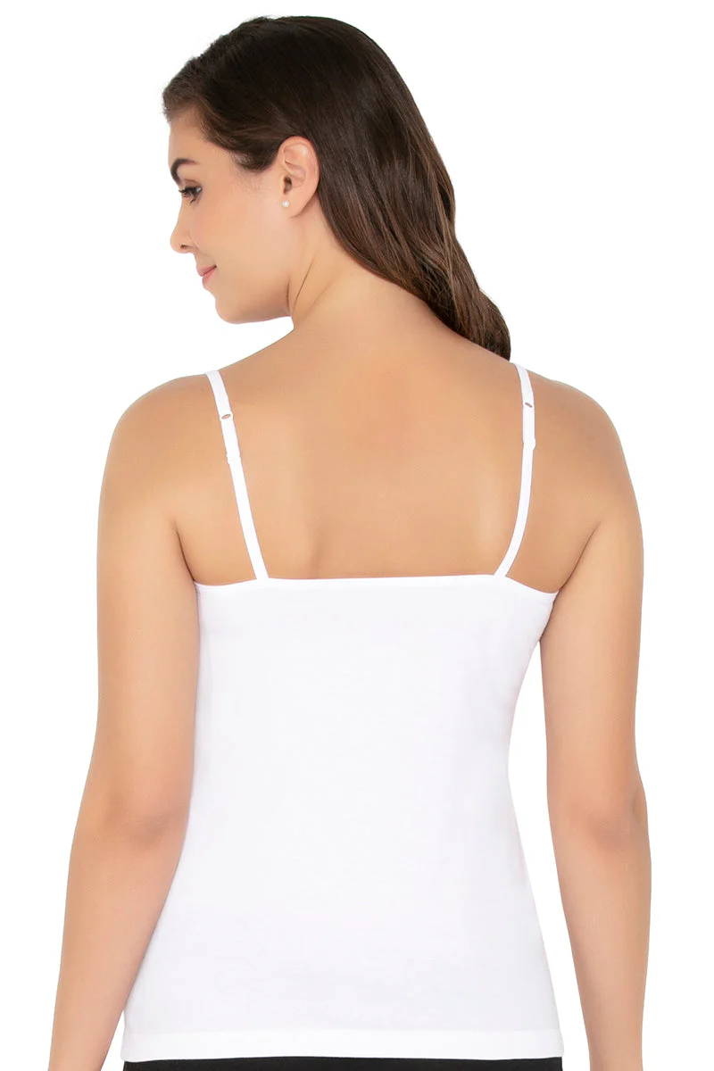  Amante. Solid High Coverage Cotton Camisole