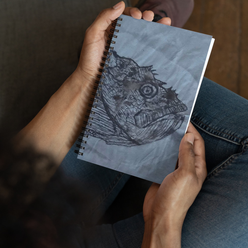 Cuaderno de dibujo de pez