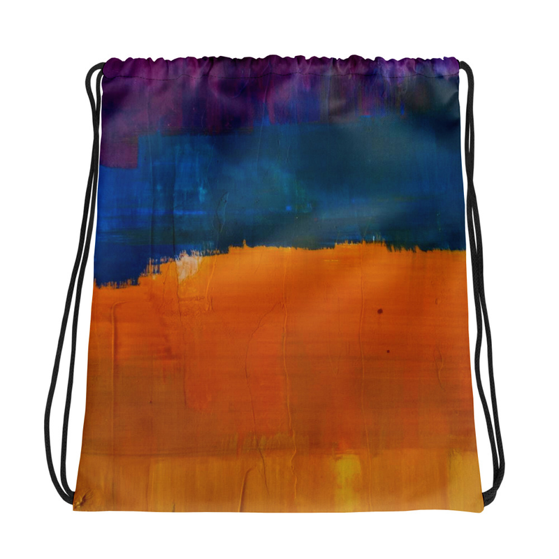 Bolsa deportiva con diseño artístico