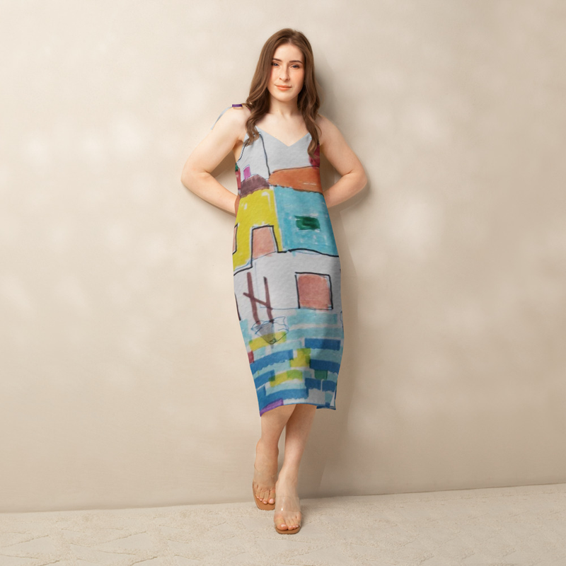 vestido acuarela RIUETO colores
