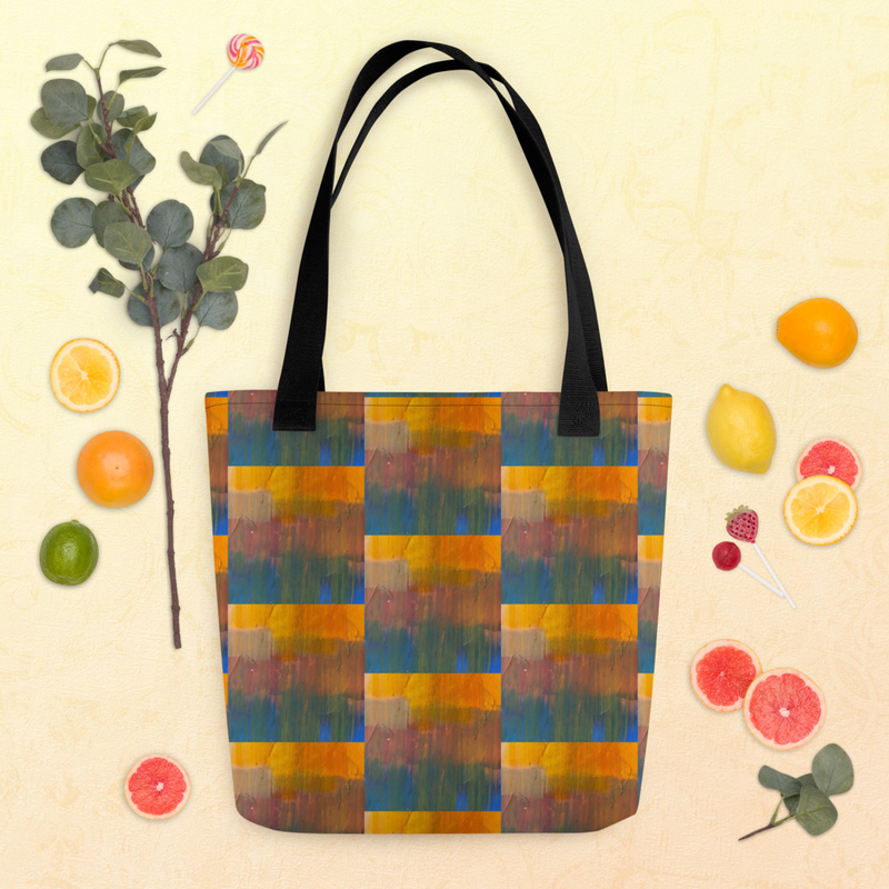 Bolso Tote con diseño artístico