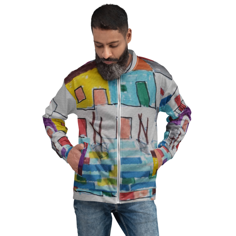 Chaqueta bomber acuarela RIUETO colores