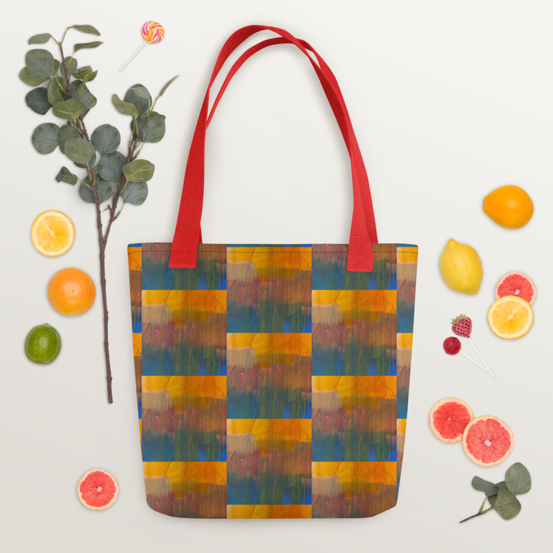 Bolso Tote con diseño artístico