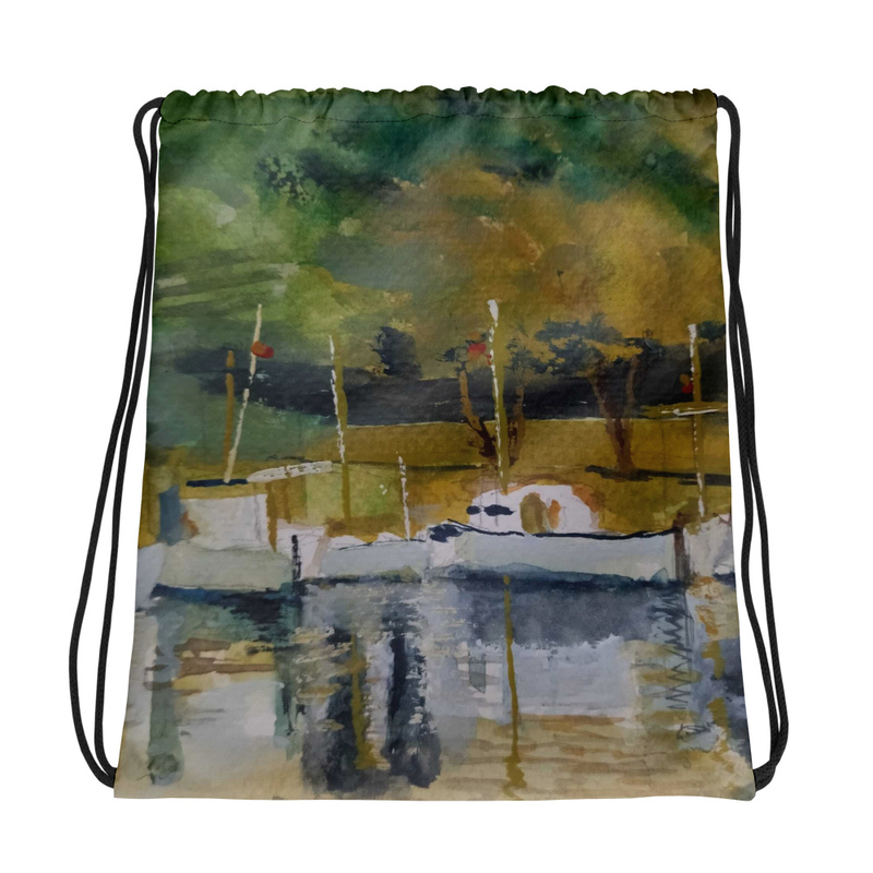 Bolsa deportiva con diseño de puerto