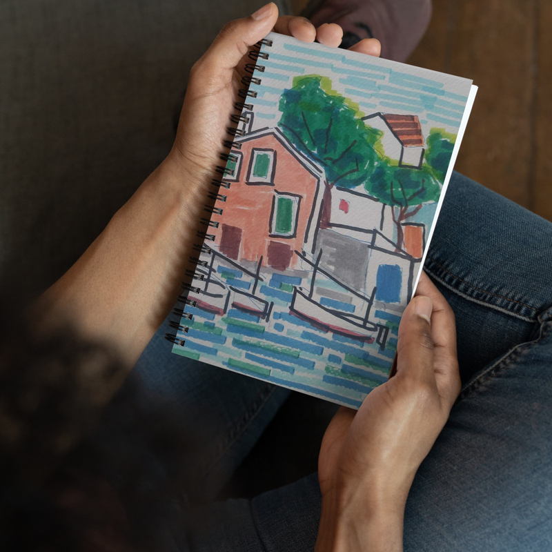 Cuaderno artístico de espiral