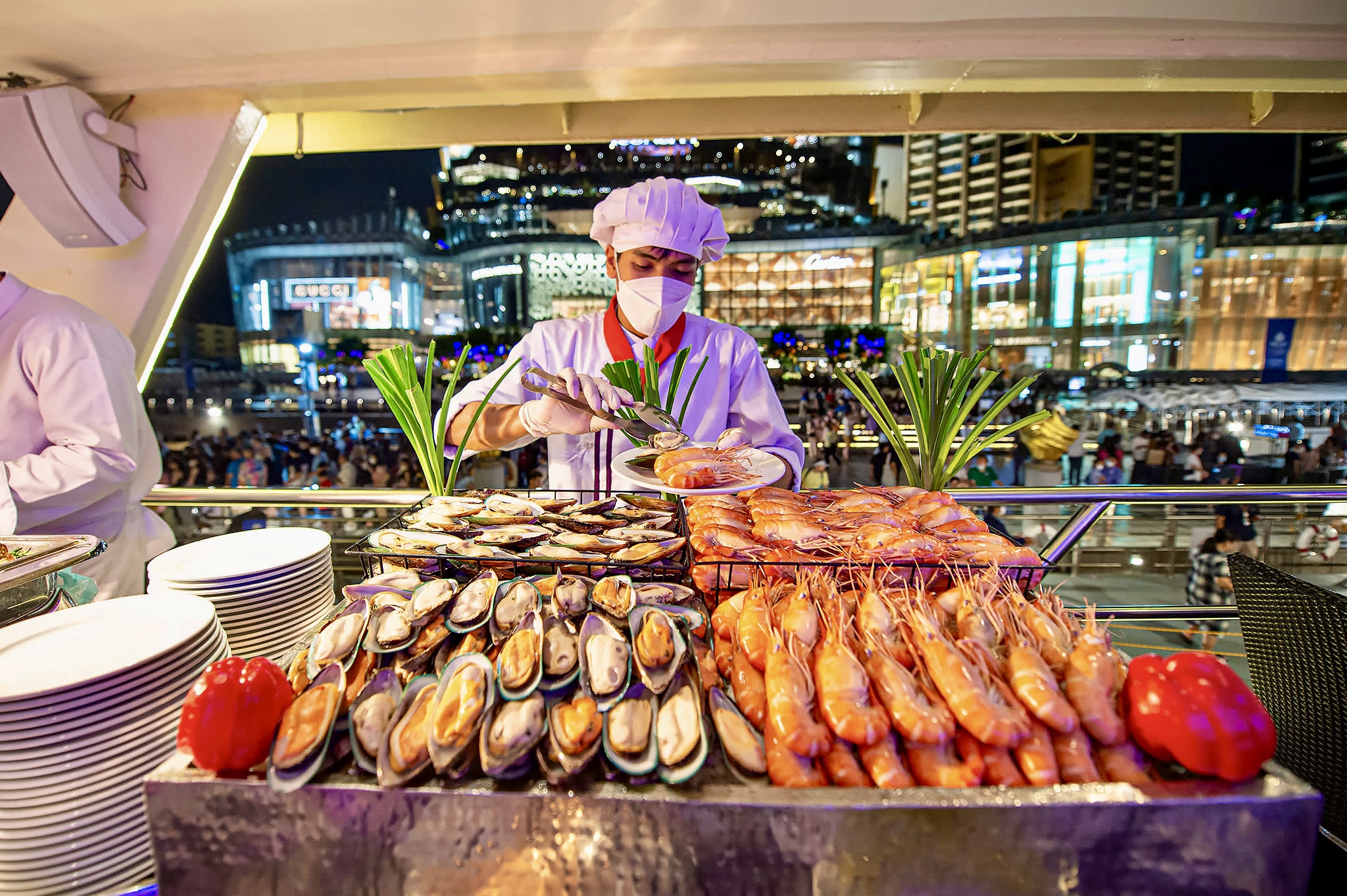 Cruzeiro luxuoso com jantar 