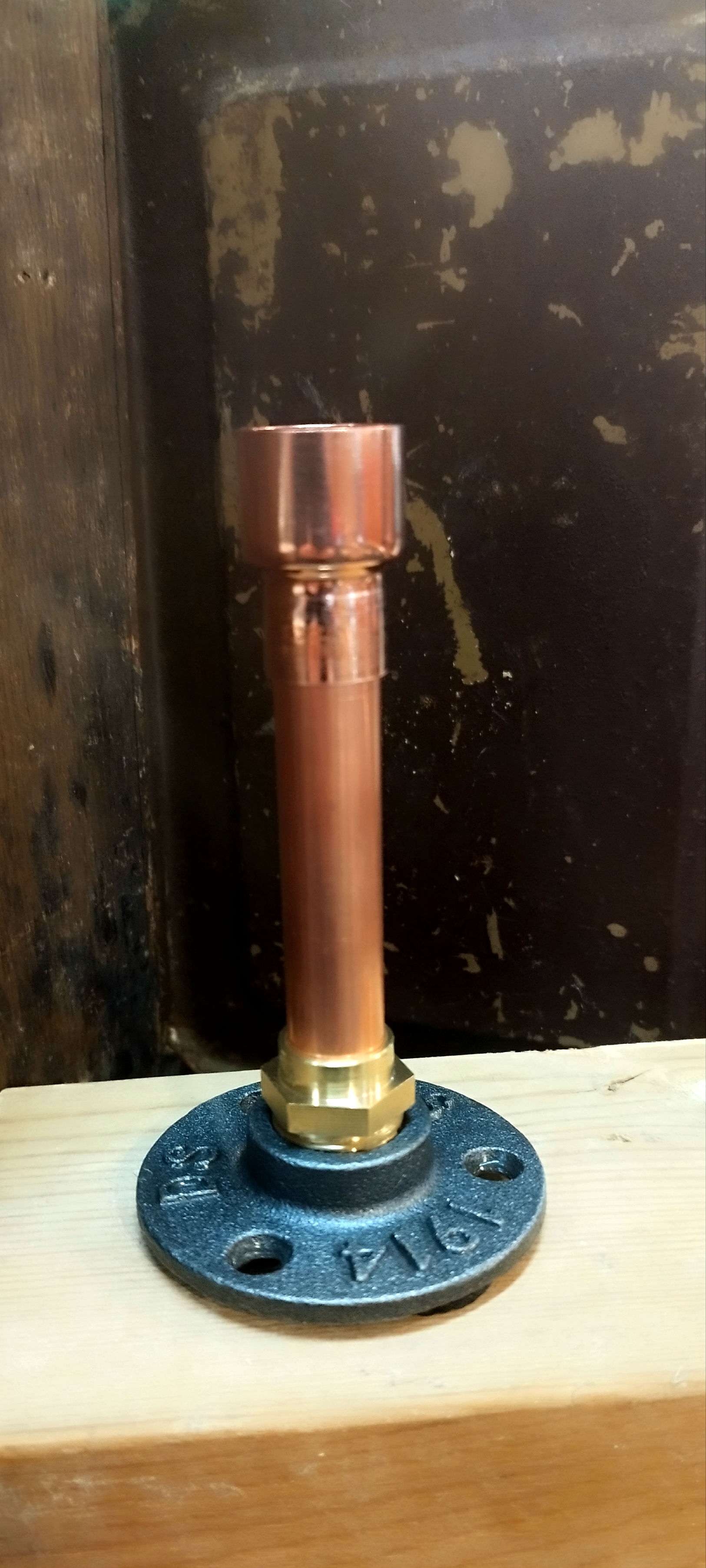 Single Candlestick - Copper