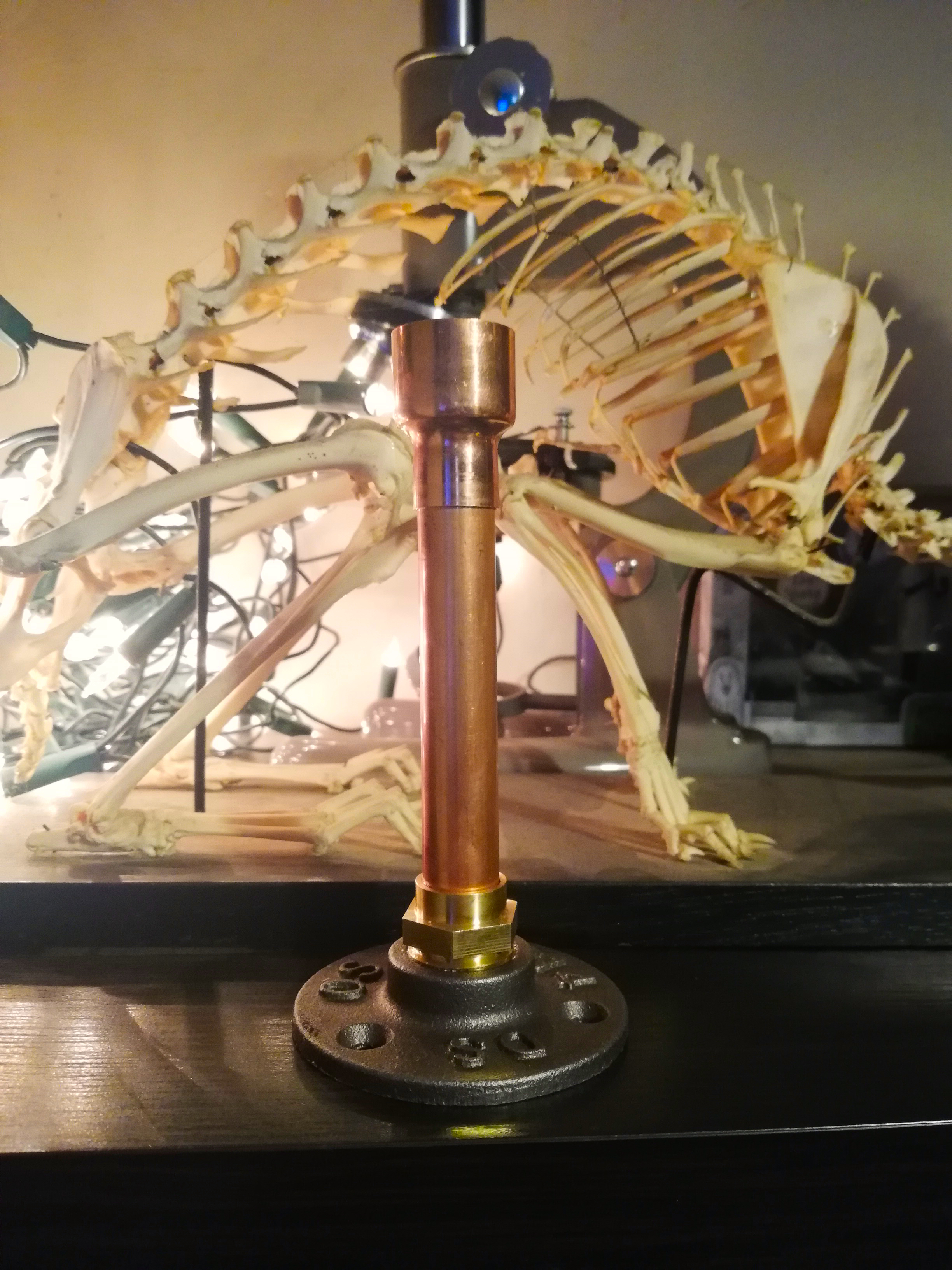 Single Candlestick - Copper