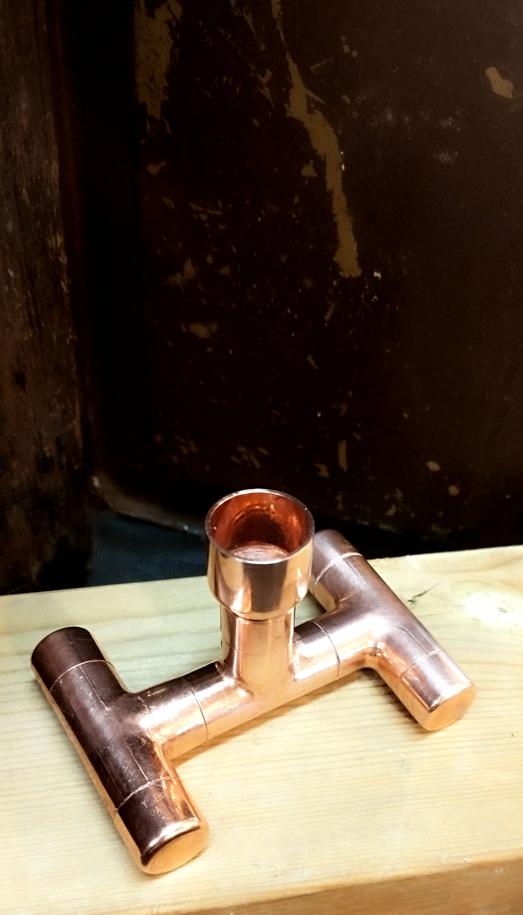 Single Copper Candlestick - The Lowrider
