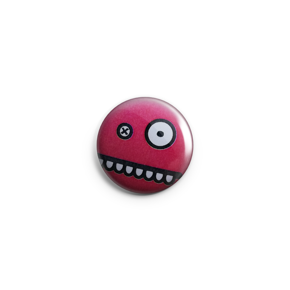 Monster 1 - Badge or Magnet