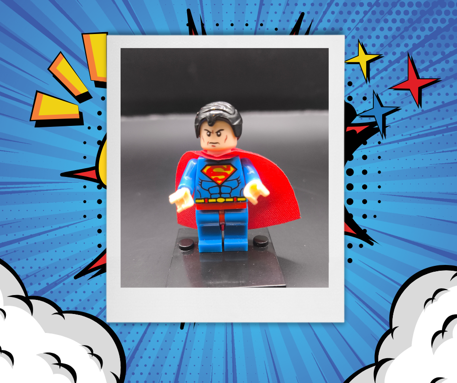 Not so Superman - Figure brooch