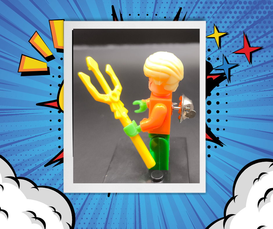 H2O Man - Figure brooch