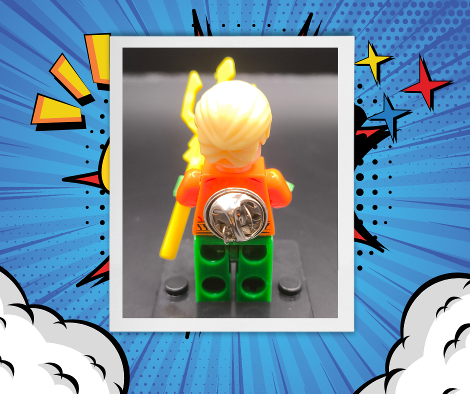 H2O Man - Figure brooch