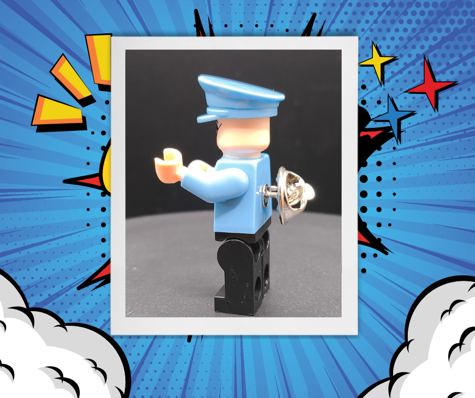 Law 1 - Figure brooch