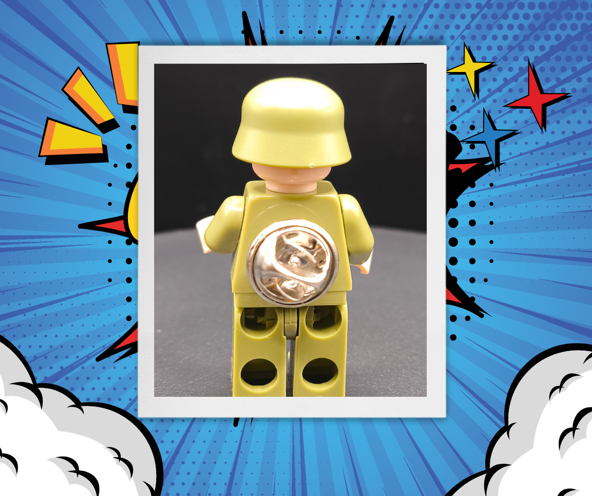 Soldier 2 - Figure brooch