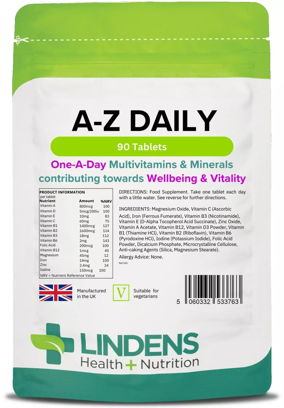 A-Z Daily Multivitamins