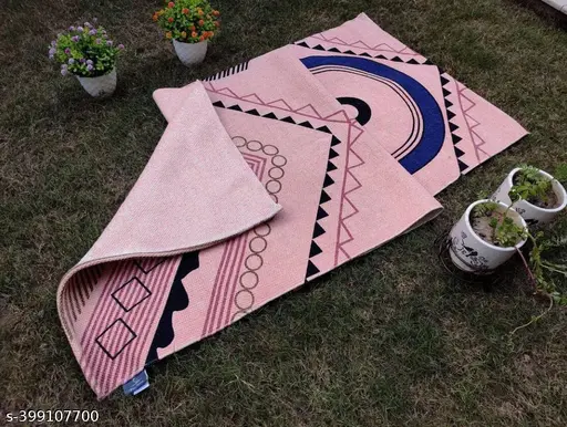 Fancy Cotton yoga mat with anti skid