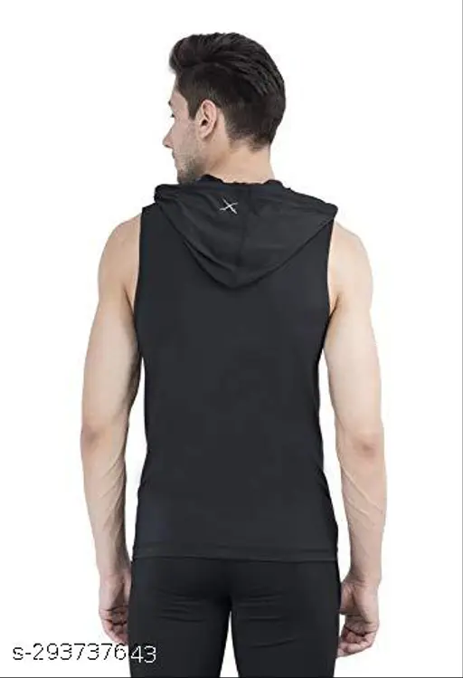 Men's Sleeveless Hoodie Set