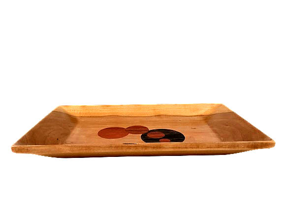 Wood Tray in Alder, Padauk & Wenge
