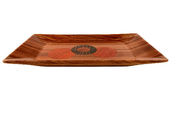 Wood Tray in Sapele & Walnut