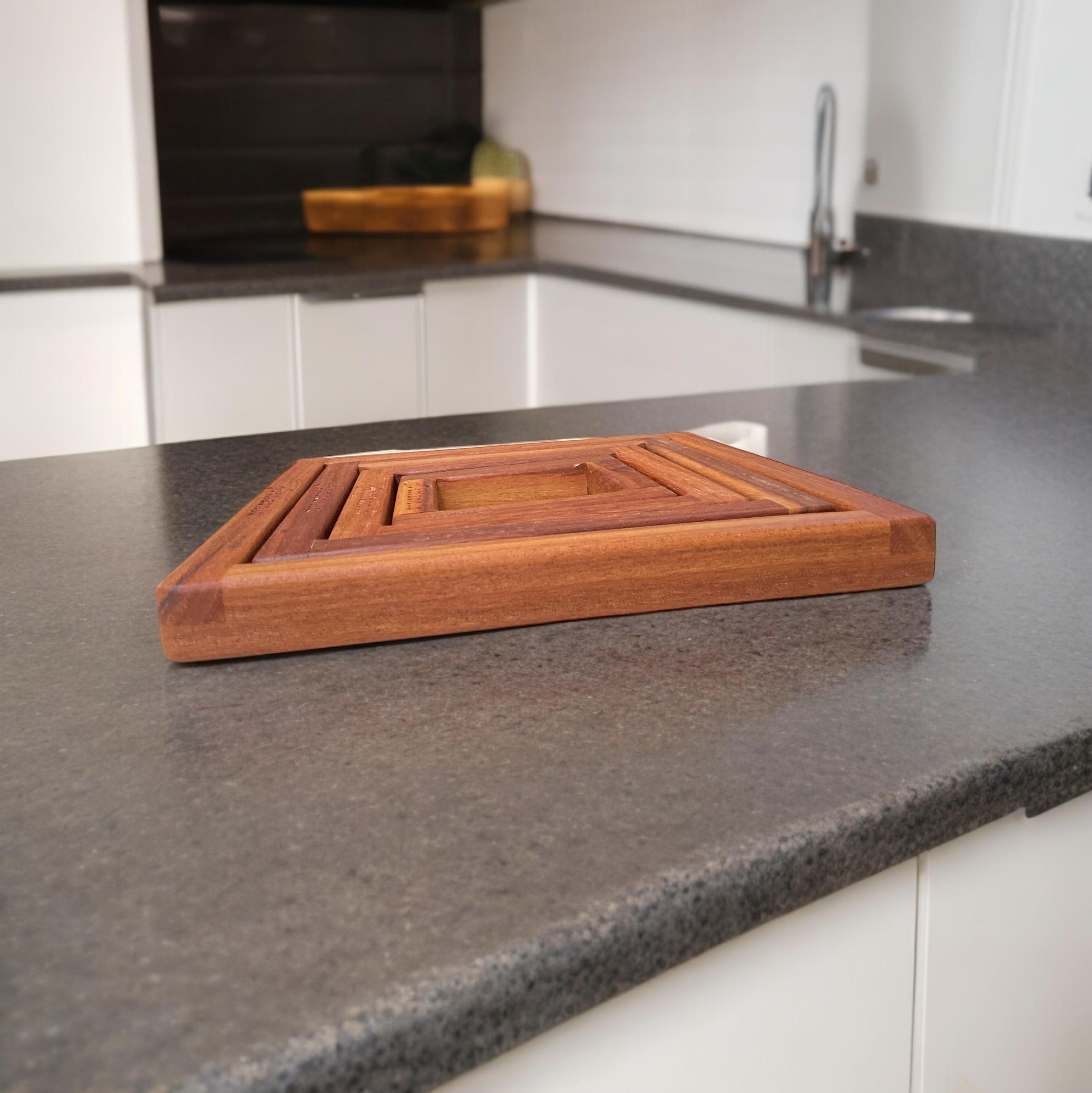 Trivets Teak Nesting Design