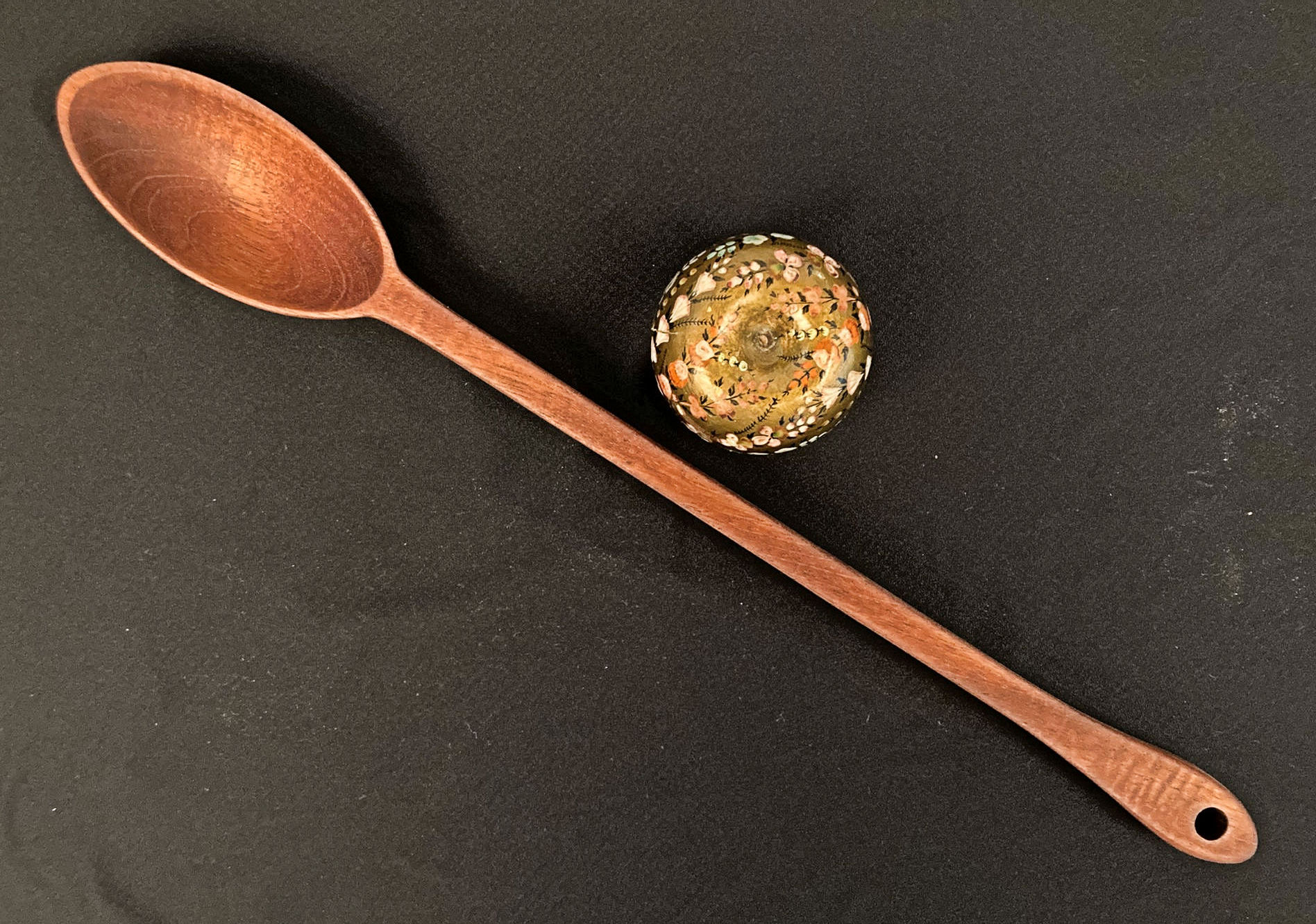 Extra Long Spoon in Mahogany